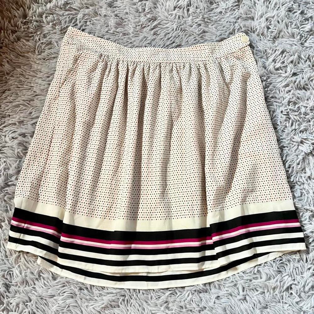 Polka dot Y2K 2000s Nostalgic Office Siren Indie Whimsical pockets‎ skirt